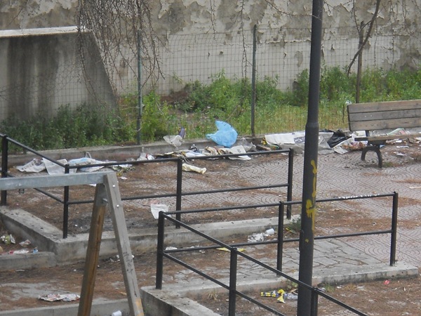 parchetto Via Siderno foto dall'alto