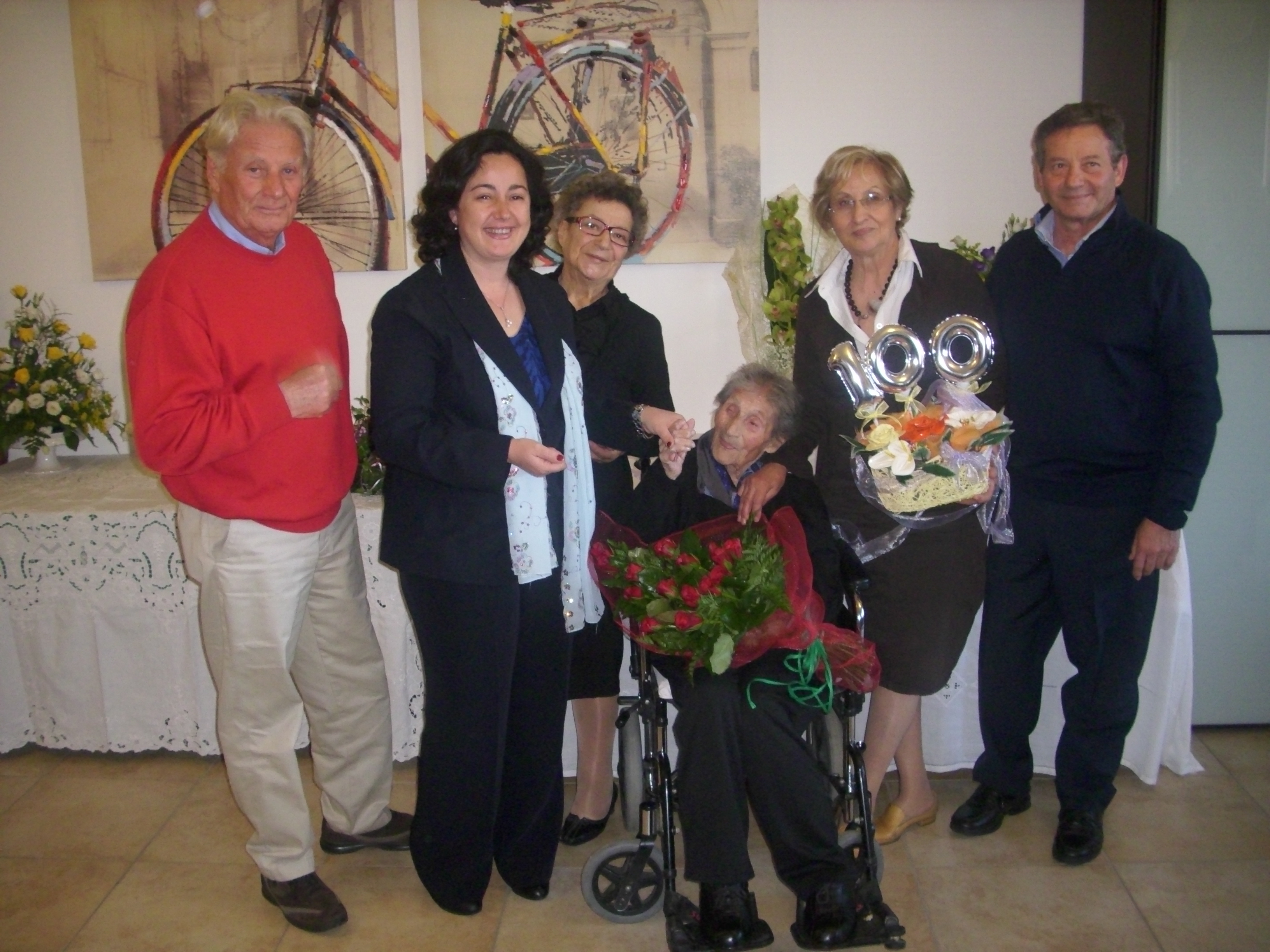 100 anni signora Rosaria Persampieri
