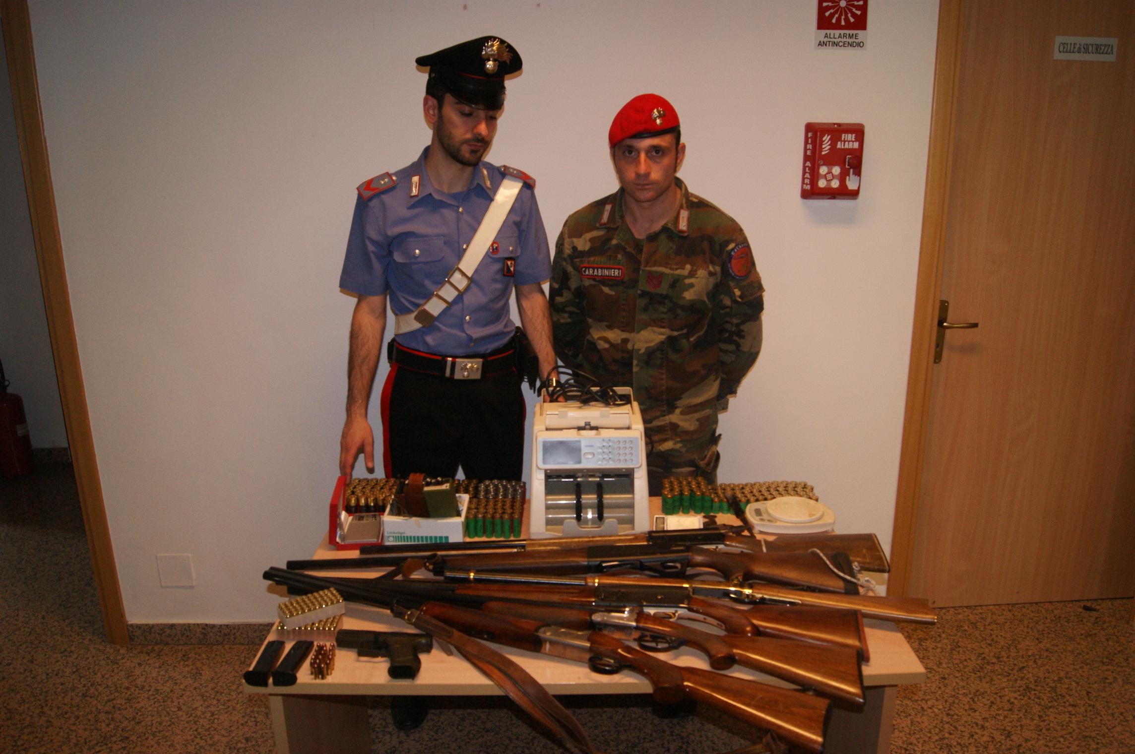 arsenale rinvenuto a platì