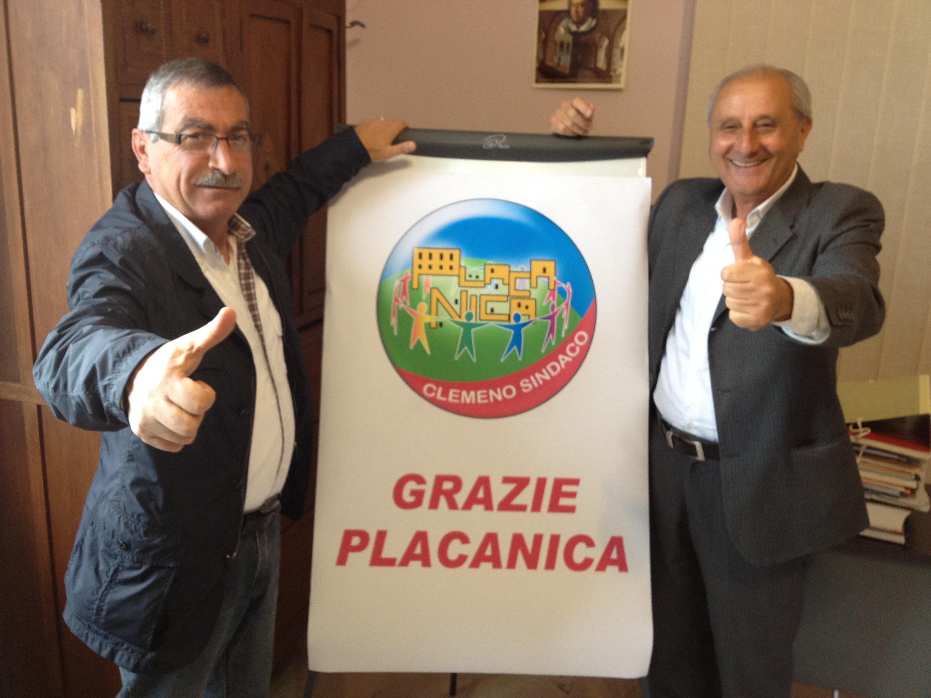 clemeno con un suo sostenitore