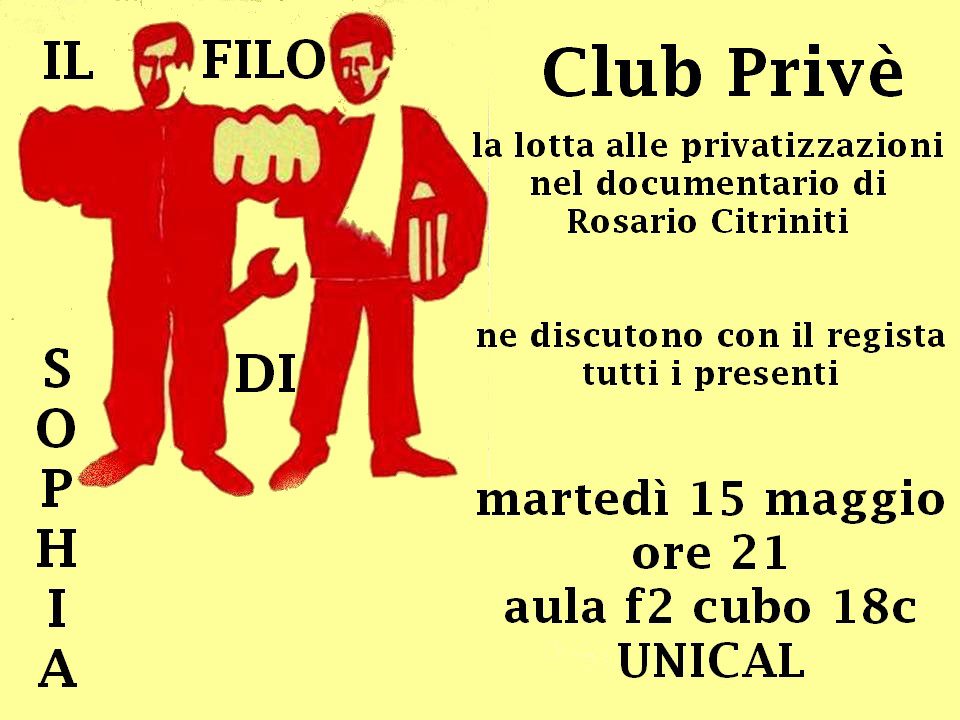 locandina proiezione documentario