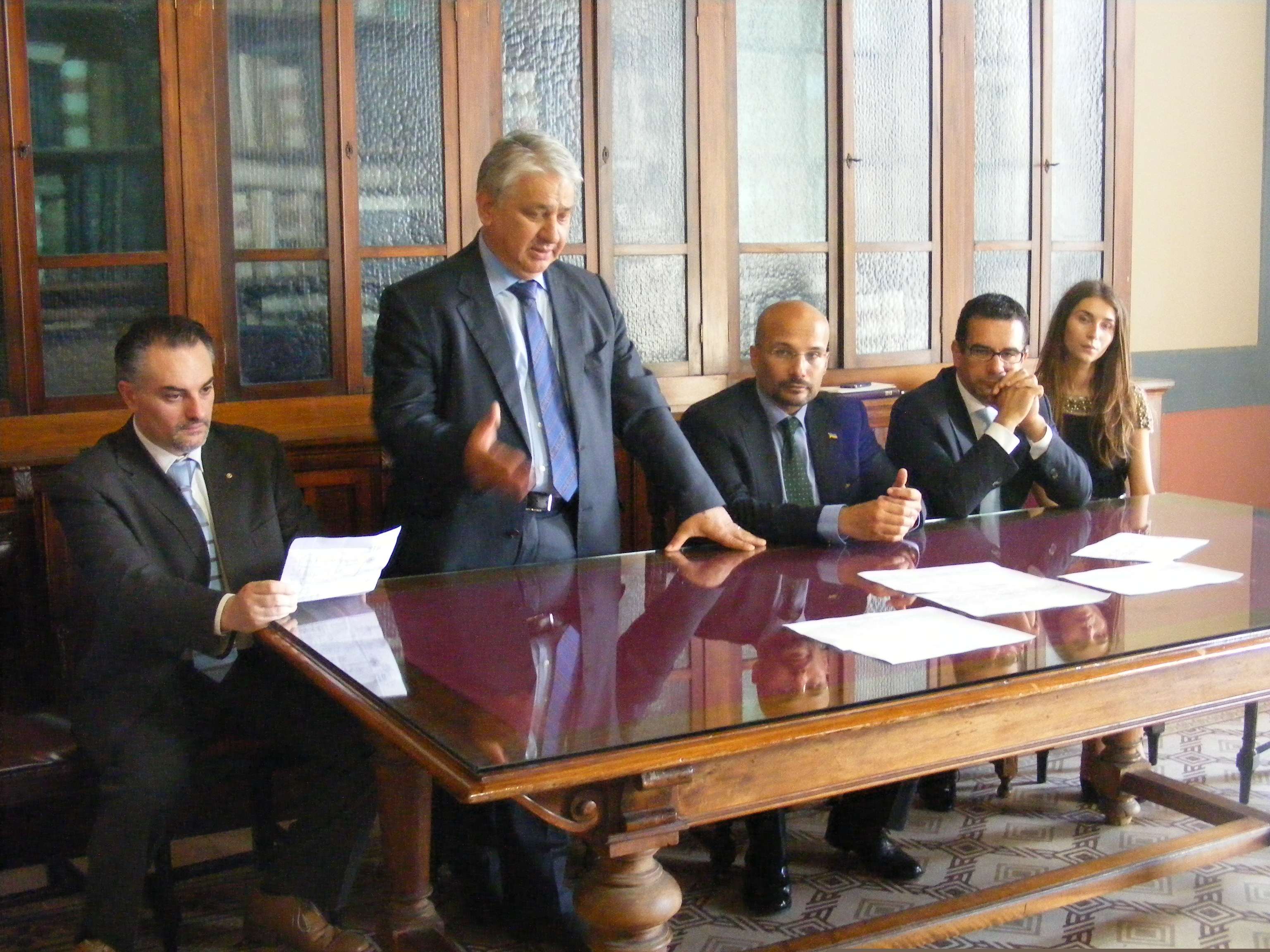 Da sinistra - Previtera, Rao, Federico, Tosòn, Redkina