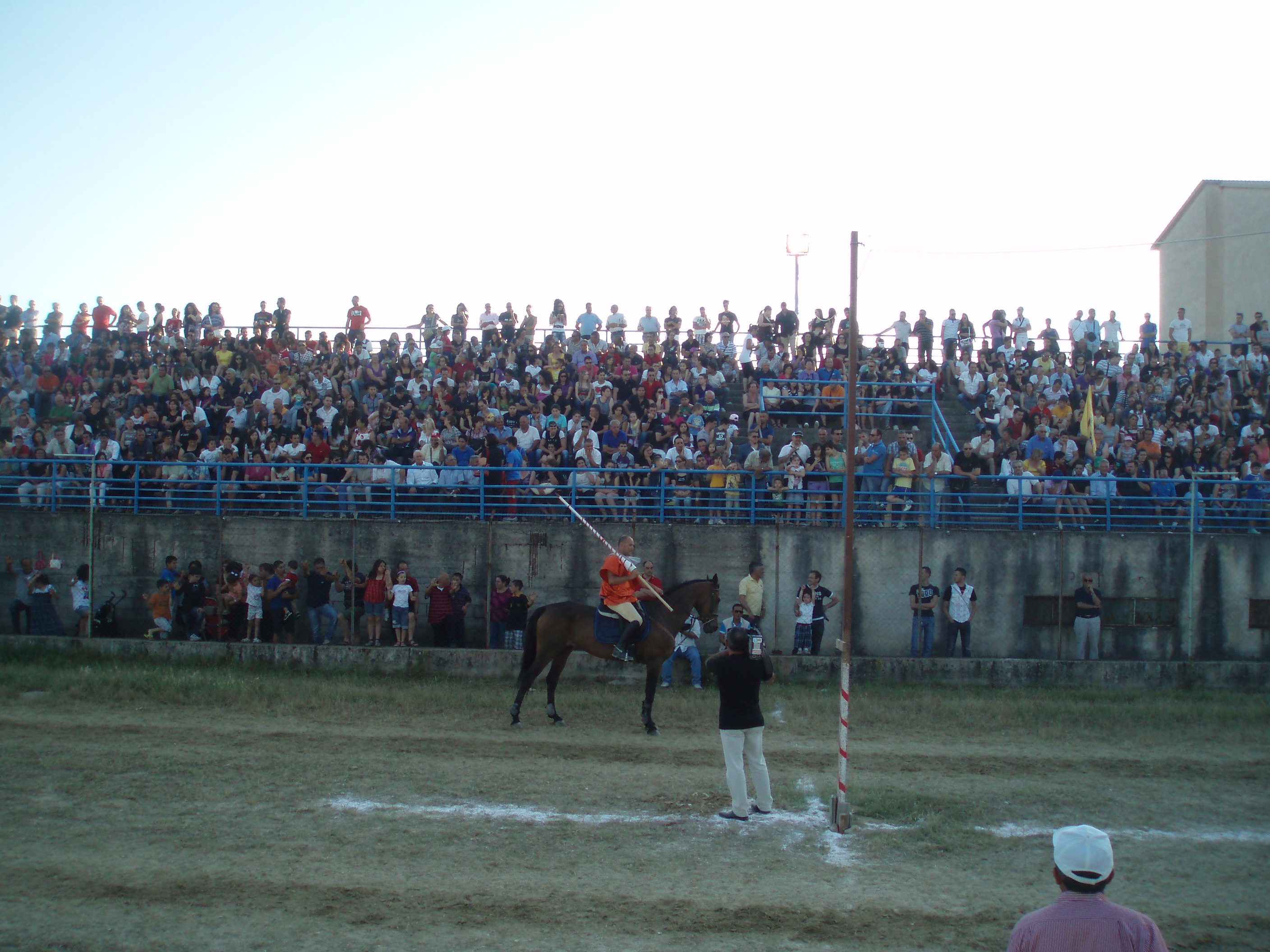 un momento della Giostra del Palio dell'anno scorso
