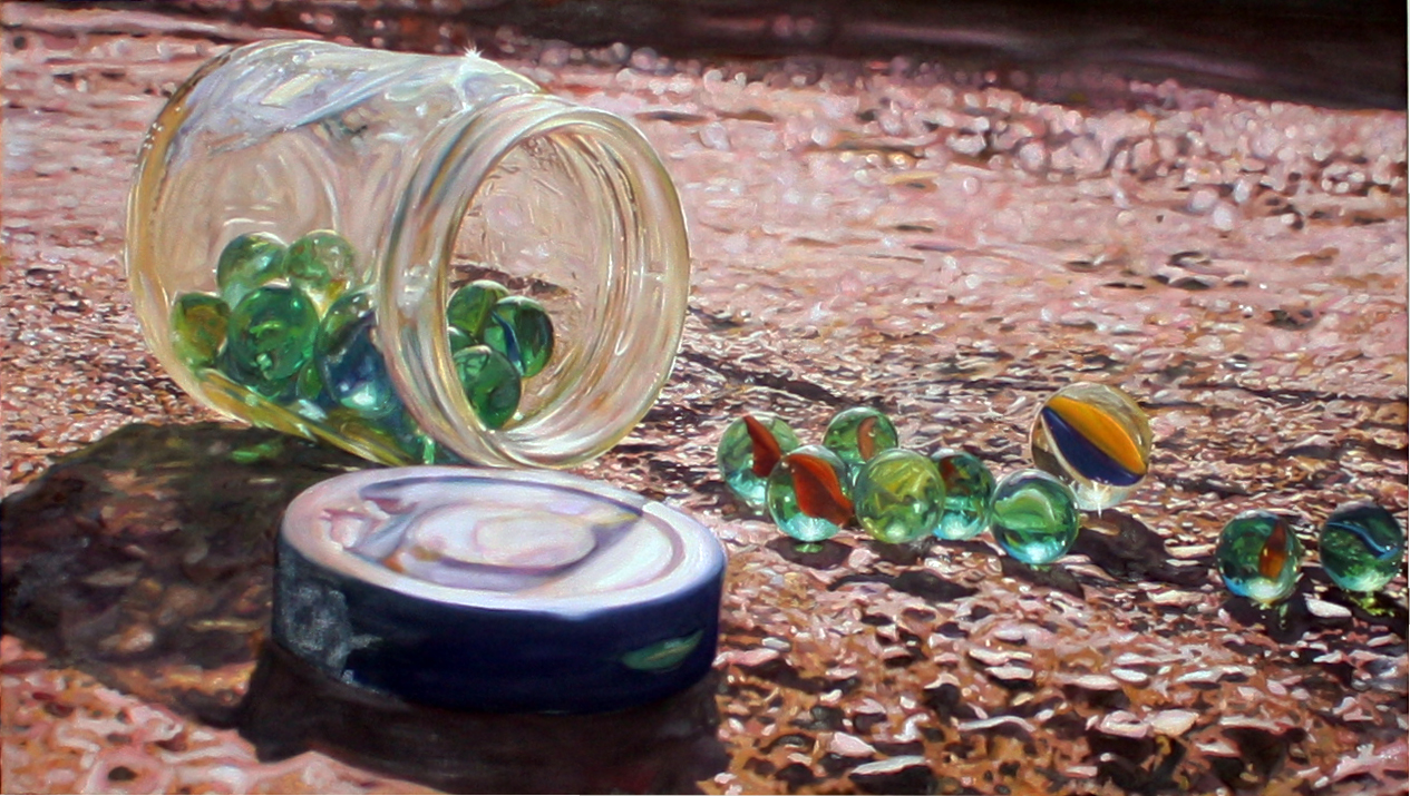 Armando Sdao, Le cose perdute, 2012, cm 50x90, olio su tela