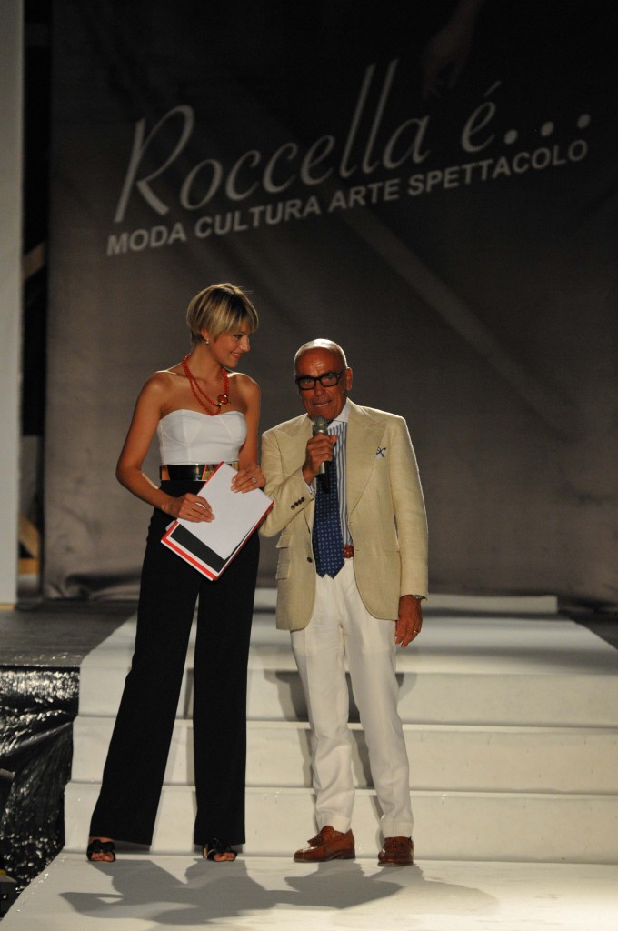 Claudia Andreatti con il maestro Ilario