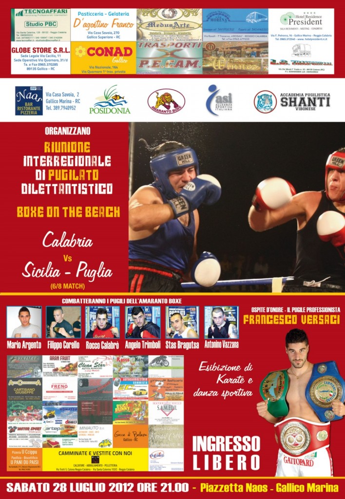 Locandina boxe