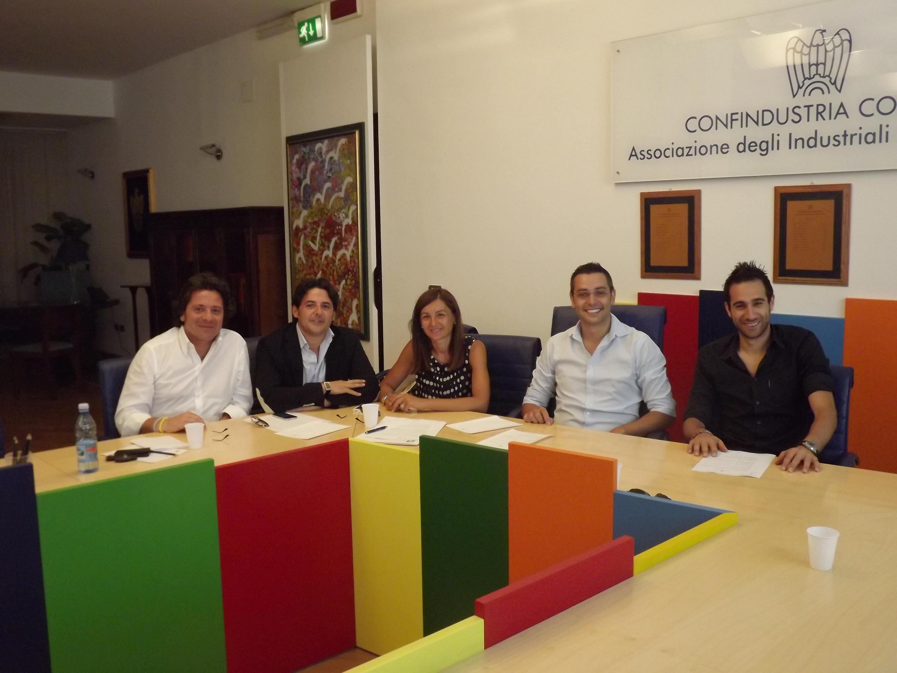 da sx i Presidenti De Santis Politano, Martillotti, Filice e Spadafora