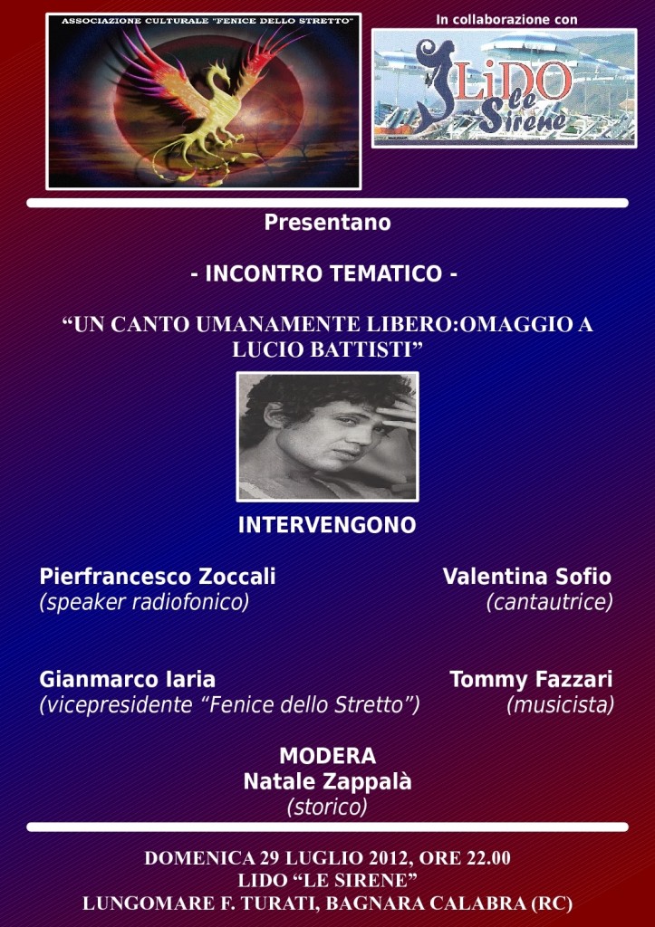 locandina 29 luglio fenice
