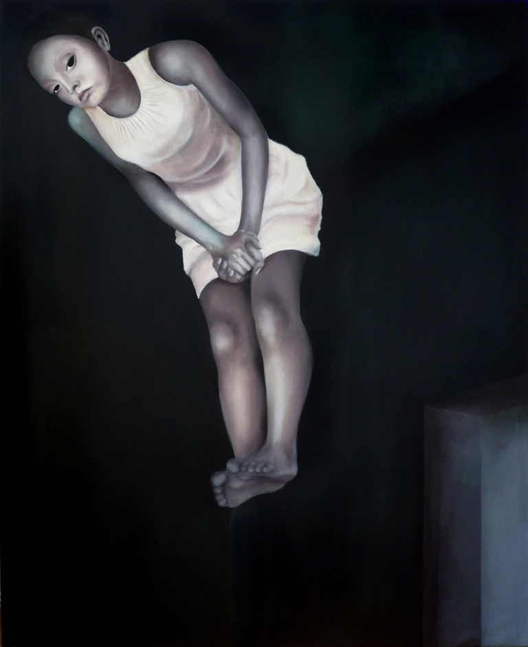 shawnette poe end of words, 2010, olio su tela, cm 140 x 165