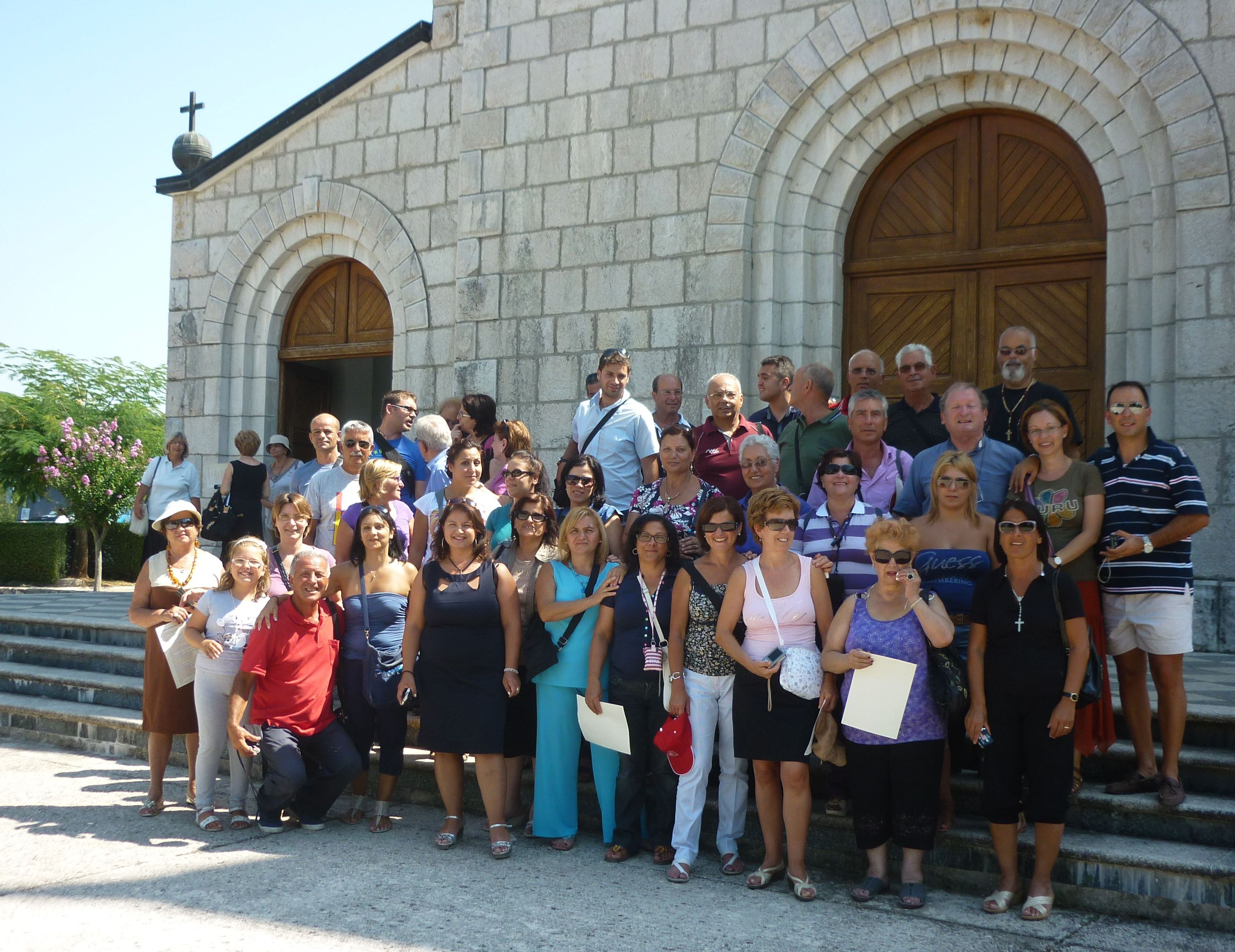 Gruppo Maria Regina della pace Lamezia a Medjugorie
