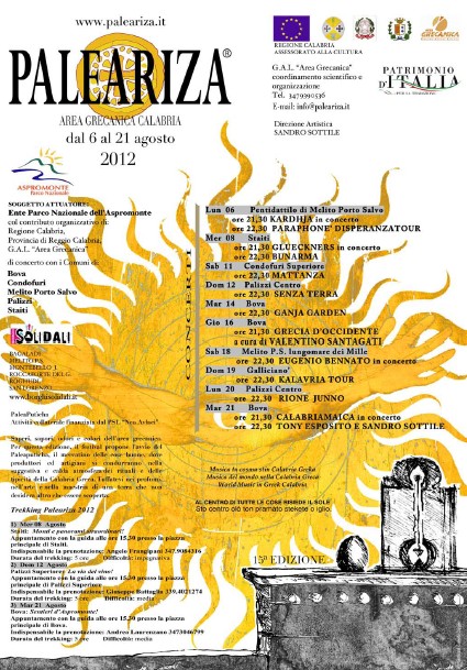 LOCANDINA PALEARIZA 2012