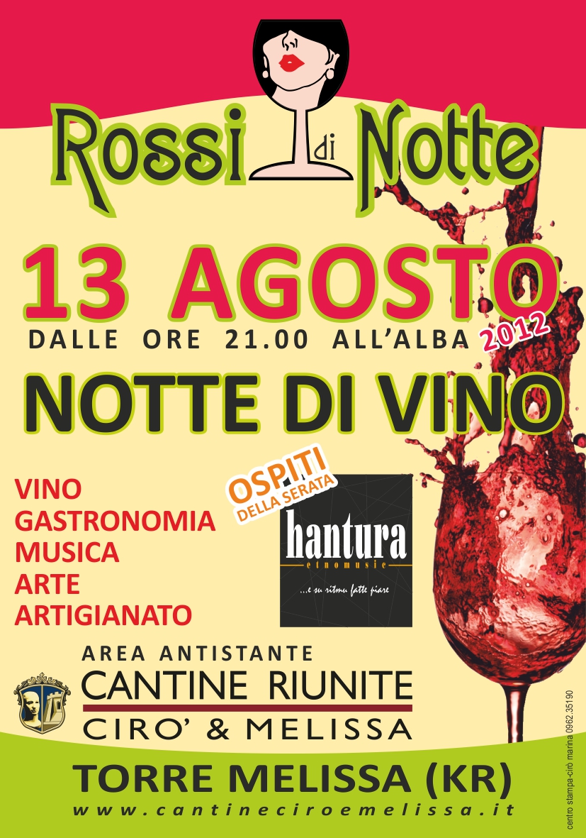 LOCANDINA ROSSI DI NOTTE 2012