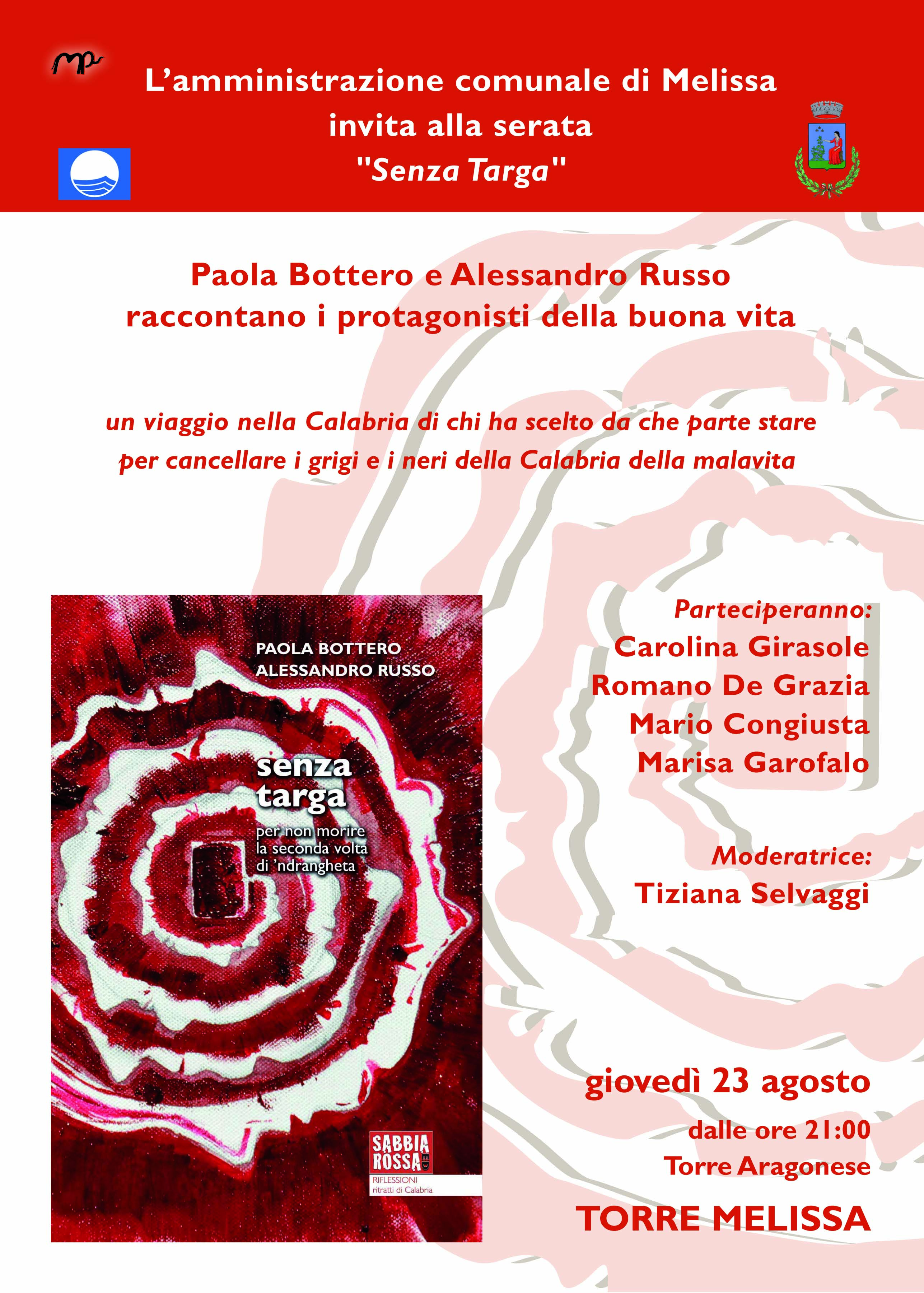 senza targa locandina