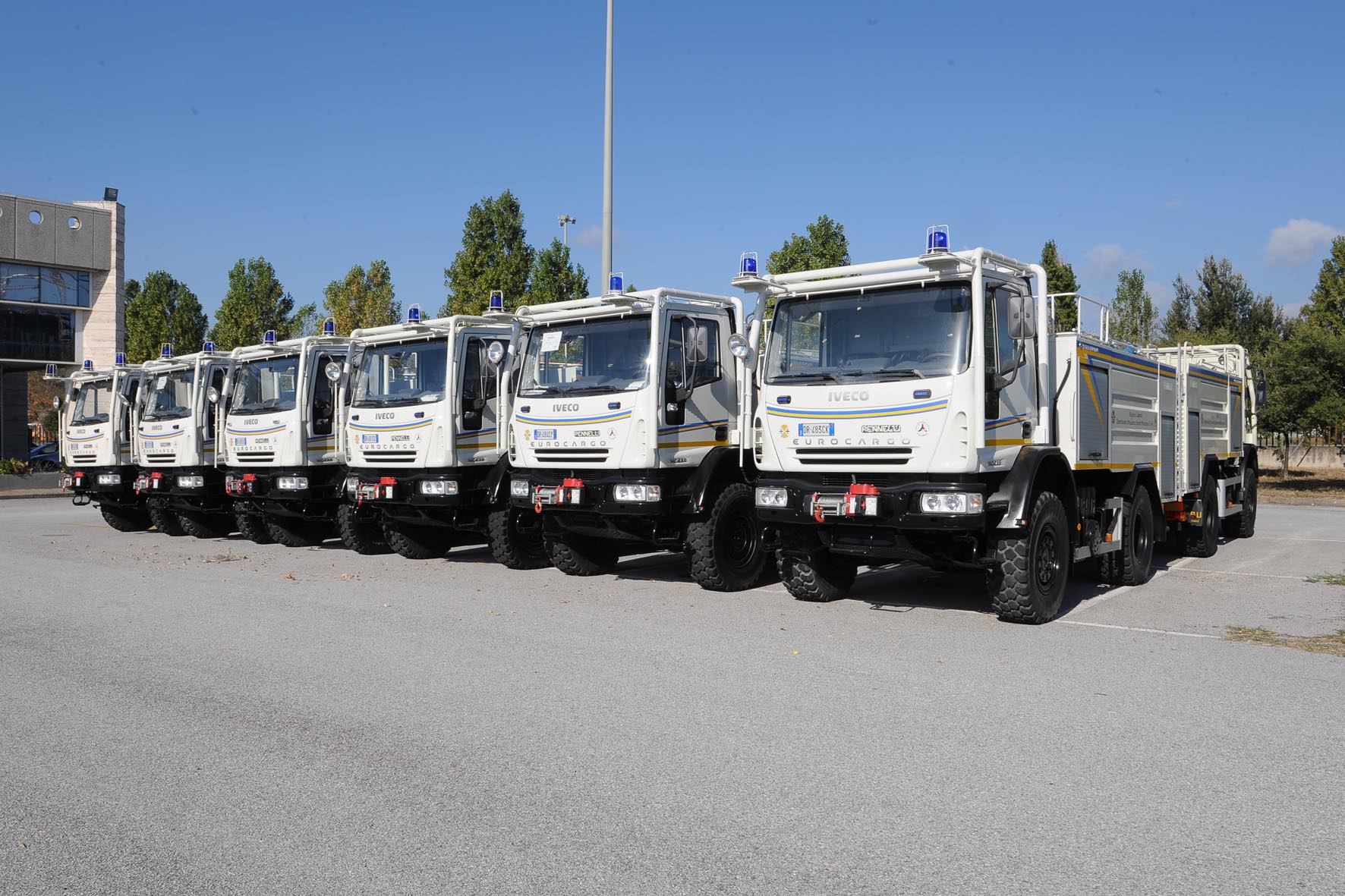 Inaugurazione nuovi automezzi di protezione civile