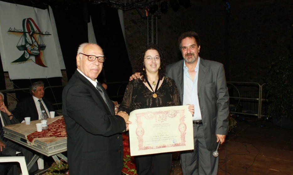 Il Dott. Morgante, la Prof.ssa Naia ed il Cav. Aliquò