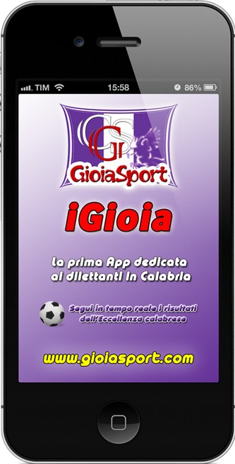 Lo splash screen di iGioia