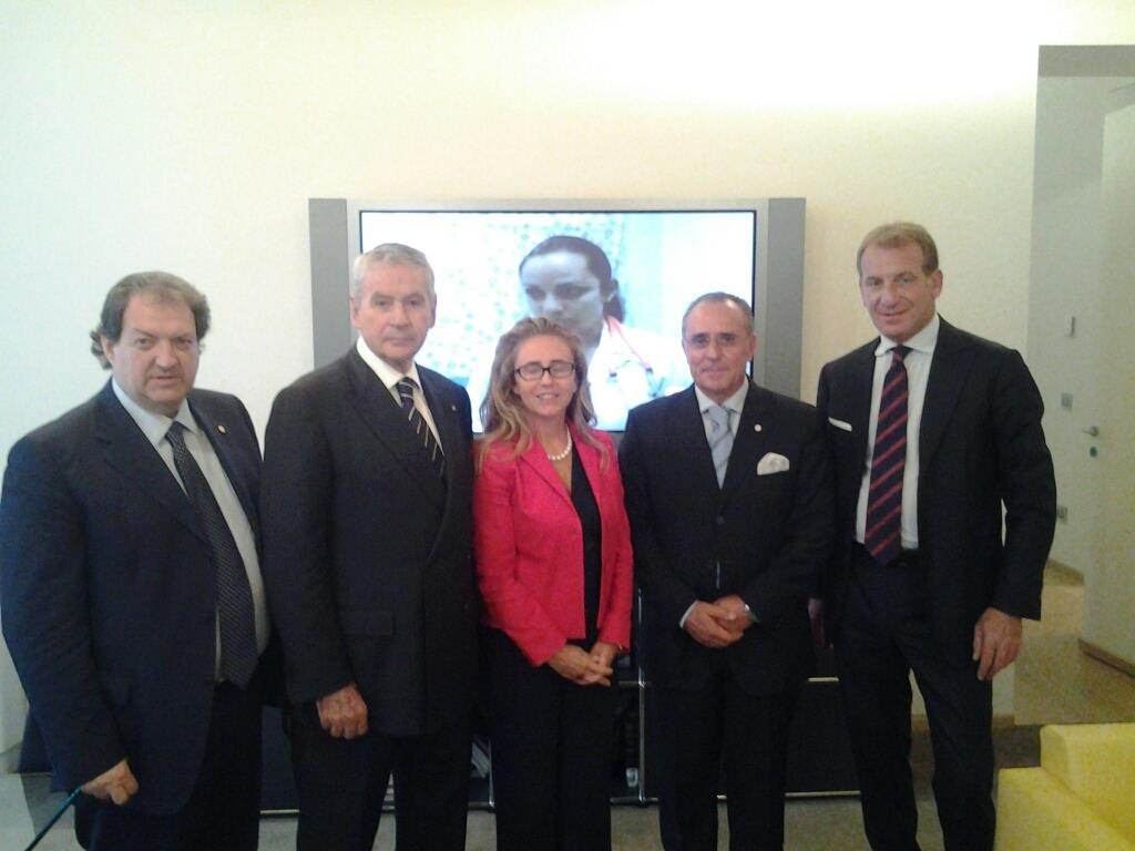 incontro SACE- da sin D'AGOSTINO- CASTELLANETA-LA GAMBA - TALARICO