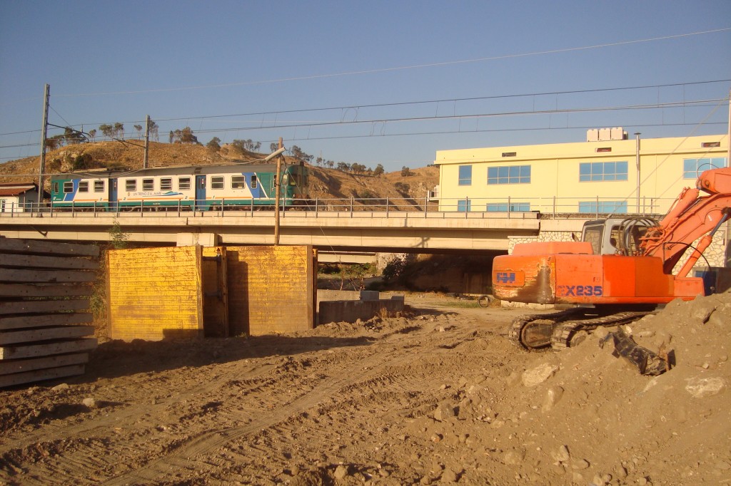 lavori in corso stazione pompaggio Oliveto