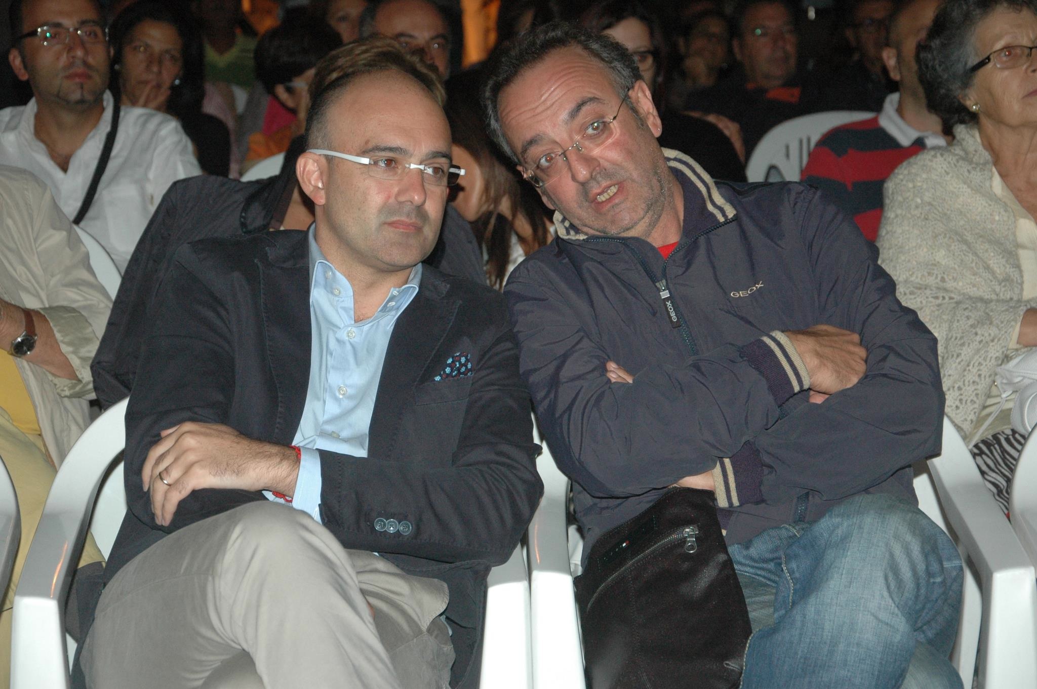 vice sindaco francesco cicione - direttore artistico egidio ventura