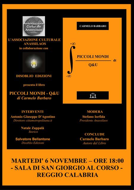 LOCANDINA Barbaro 6 novembre Anassilaos