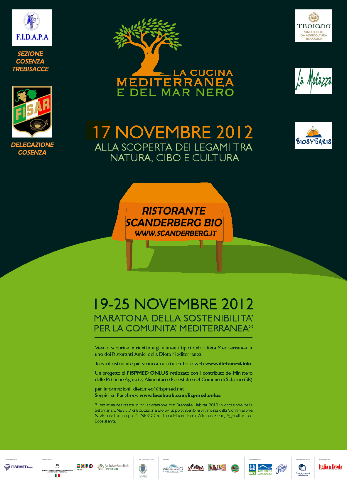 Locandina giornata dieta med