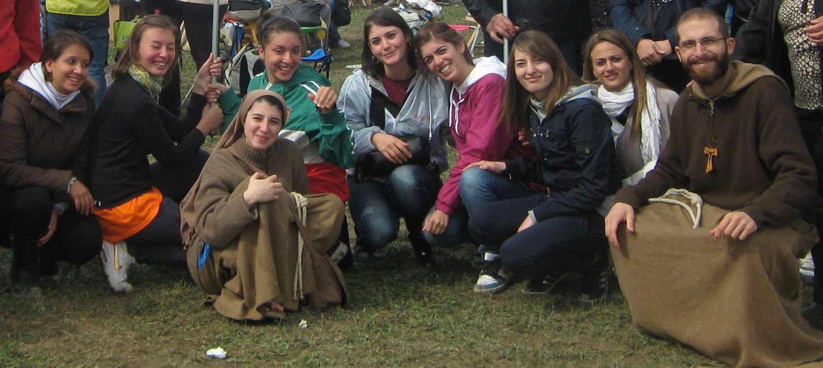 Missionari della Via di Lamezia Terme con alcuni giovani