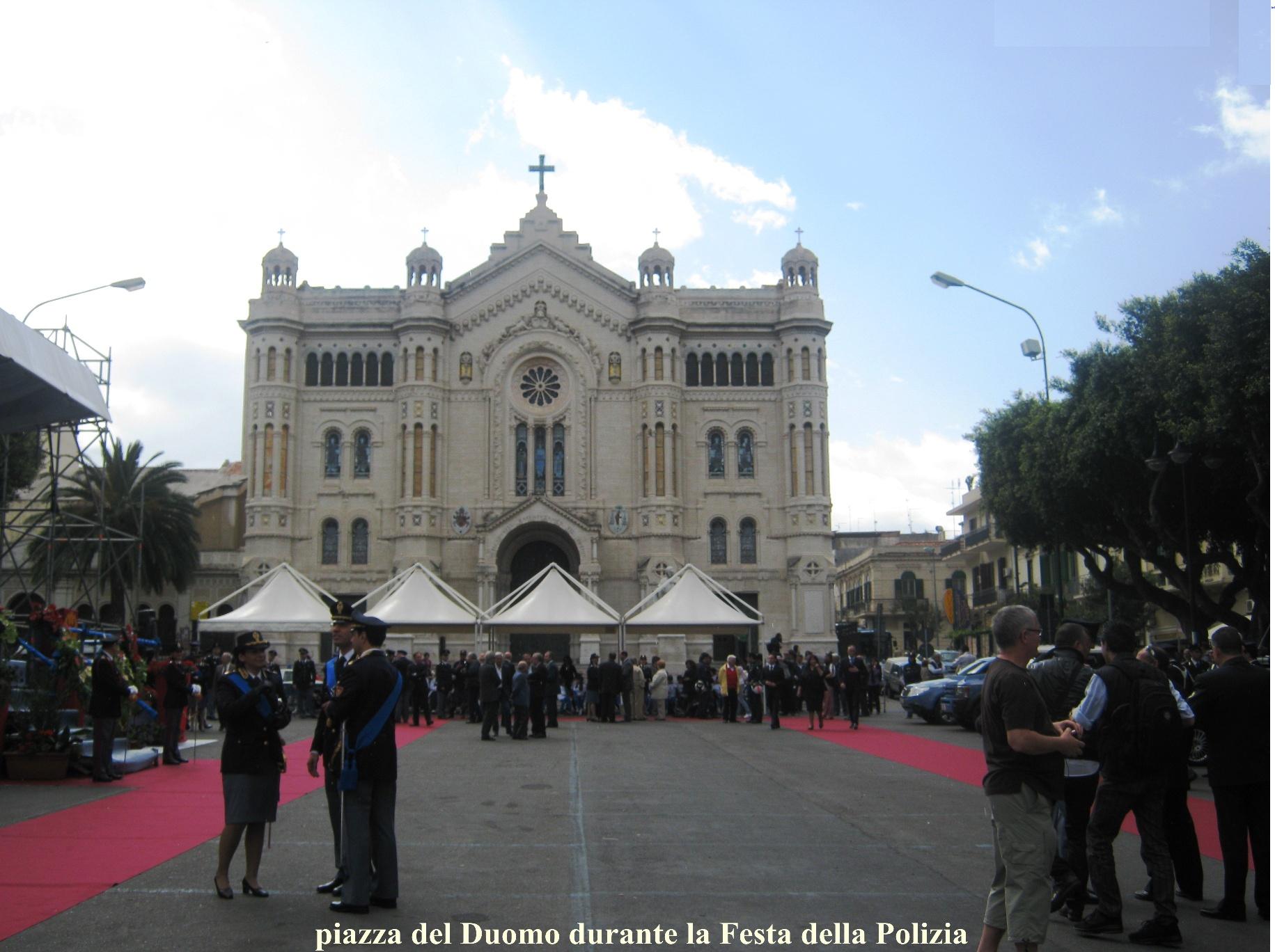 Piazza del Duomo durante la Festa della Polizia
