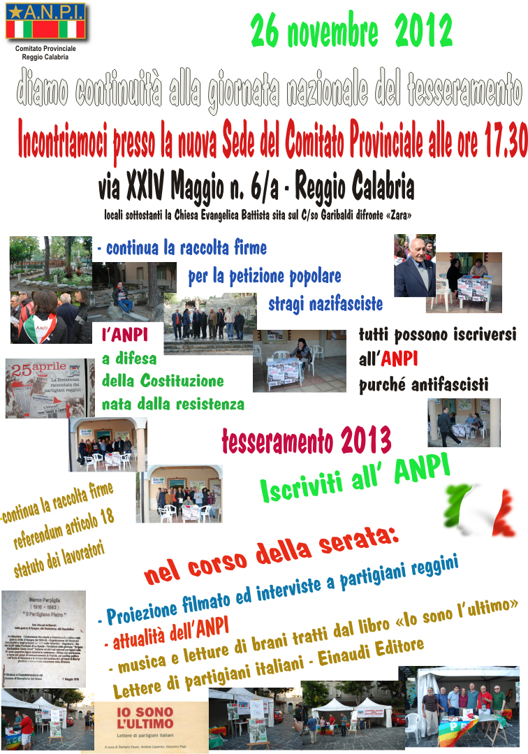 anpi 26 novembre 2012