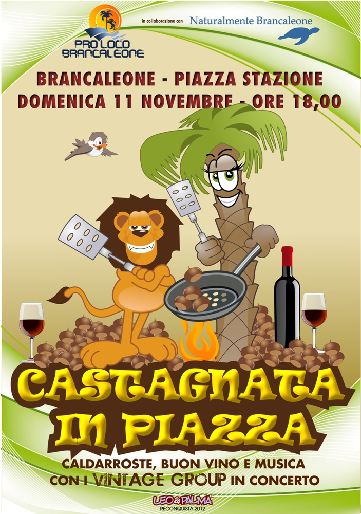 castagnata in piazza