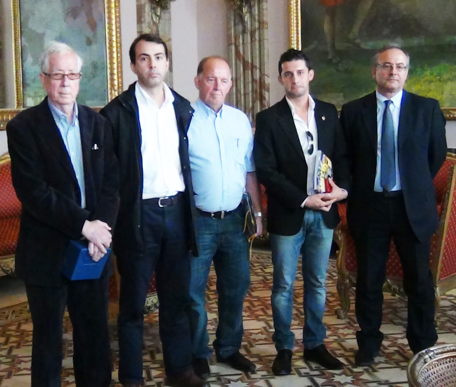 la delegazione di sindaci e il vicepresidente Verduci