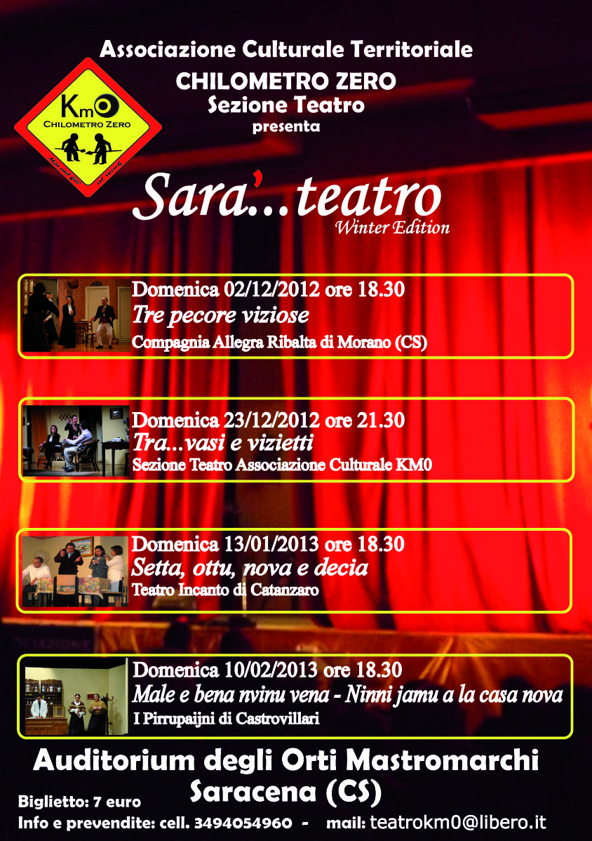 Rassegna teatrale invernale 2012-13