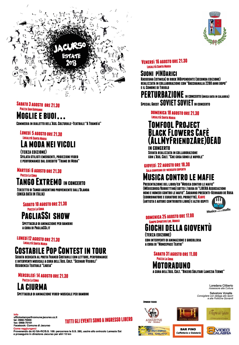 Programma-Jacurso-Estate-2013