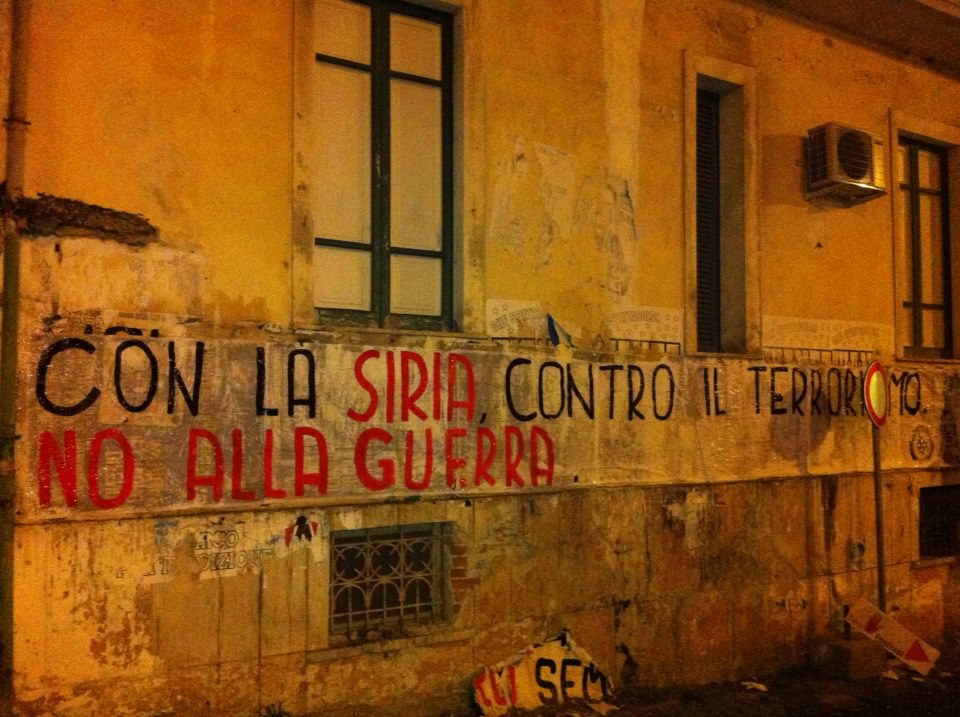 striscione-siria