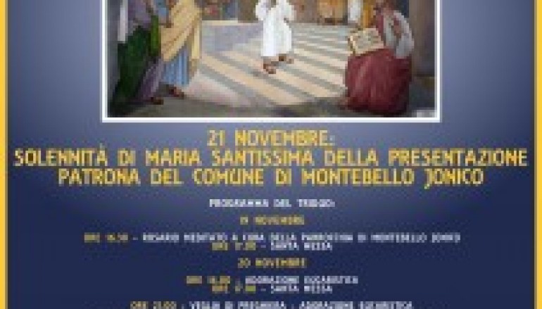 Festa patronale a Montebello Jonico
