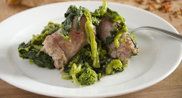 Broccoli e salsiccia