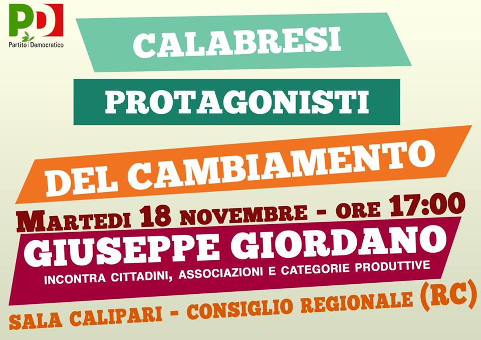 calabresi protagonisti del cambiamento