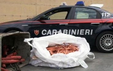 Villa San Giovanni, due arresti per furto aggravato di rame