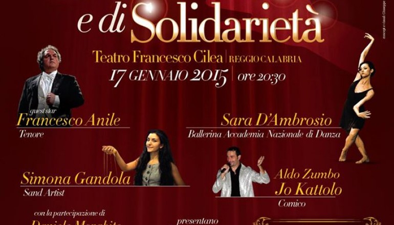“Gran Galà Follie d’Amore e di Solidarietà” a Reggio Calabria