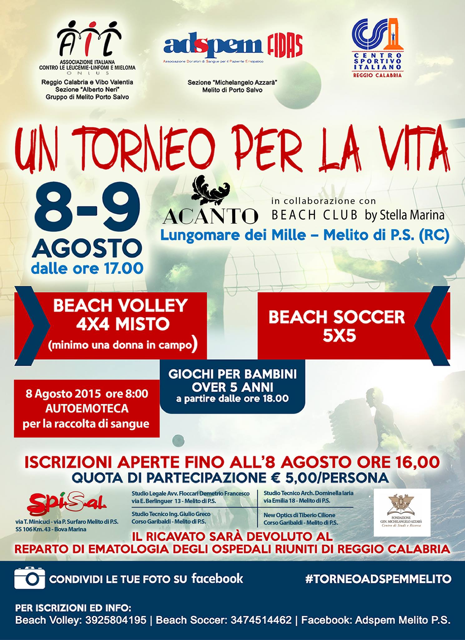 Un torneo per la vita