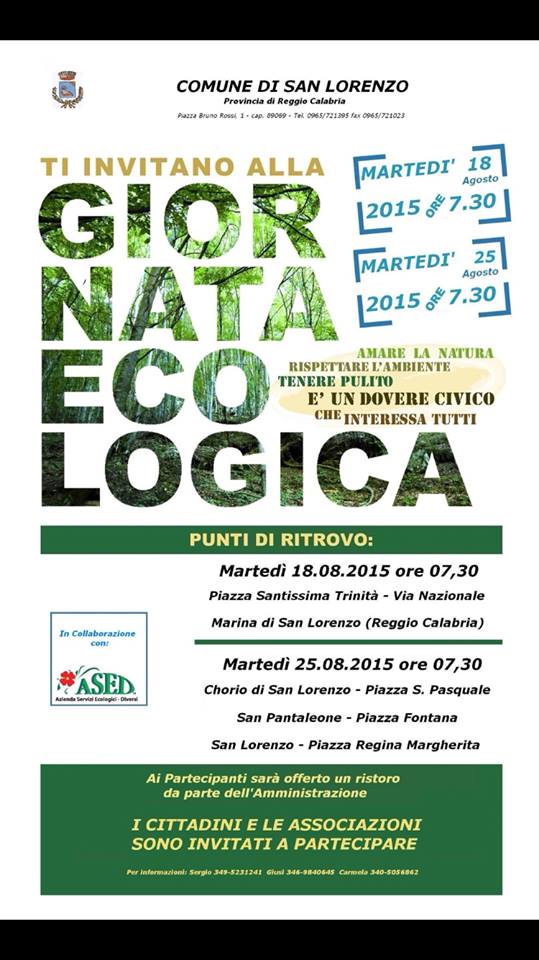 giornata ecologica san lorenzo