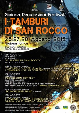 locandina tamburi di san rocco