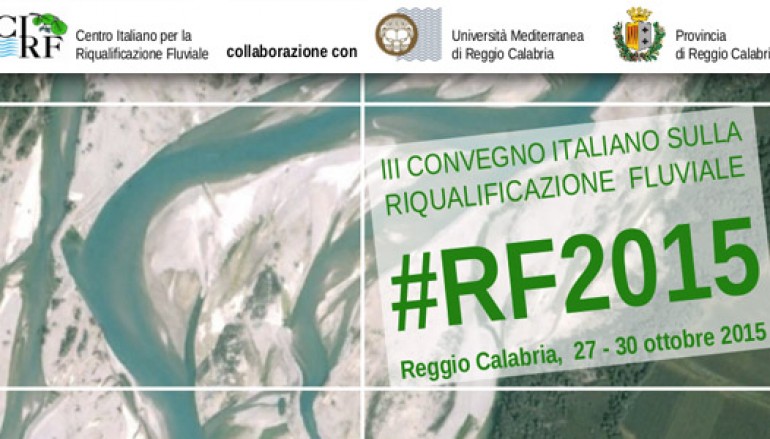 Reggio Calabria ospiterà convegno su Riqualificazione Fluviale