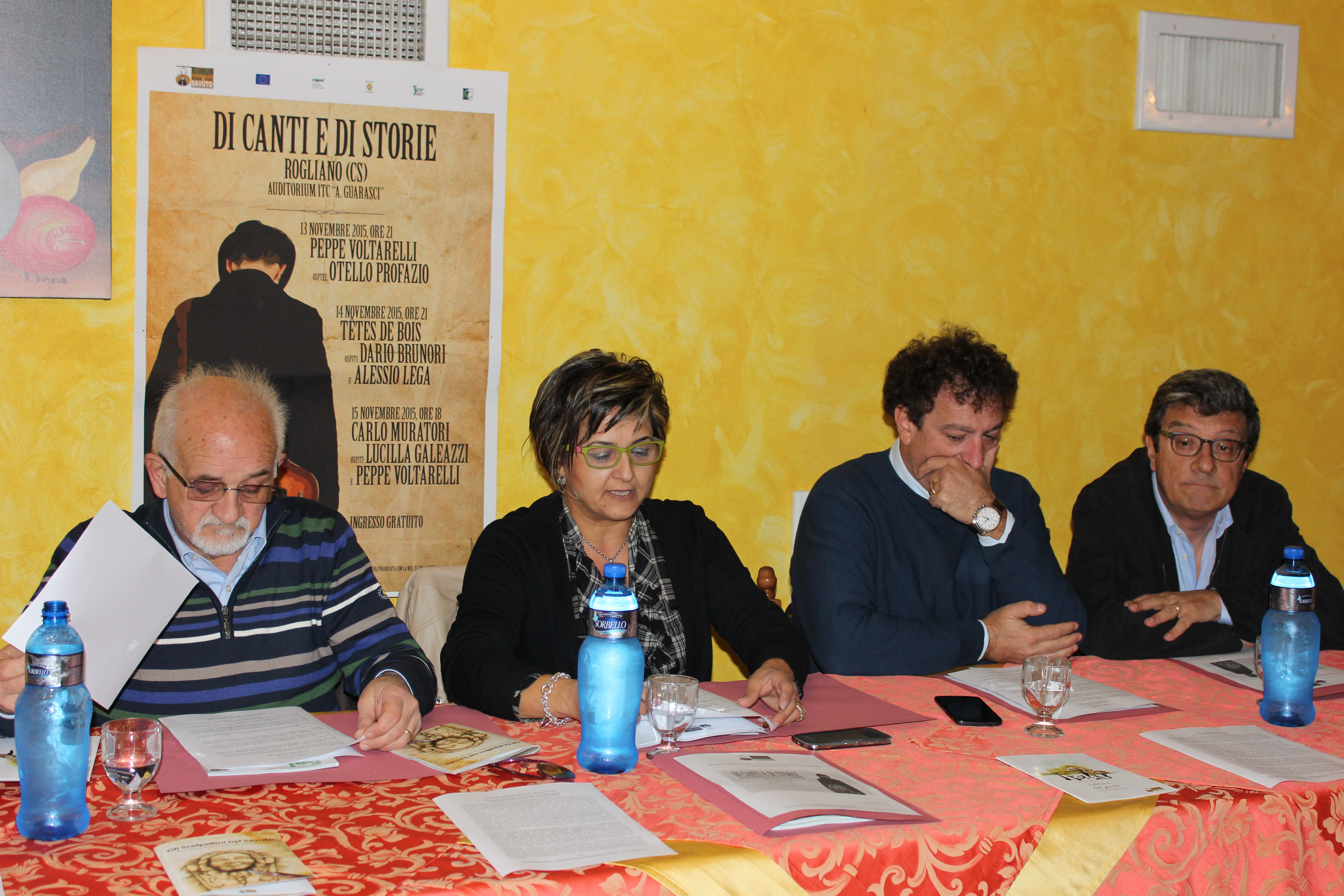 Conferenza stampa "di canti e di storie"