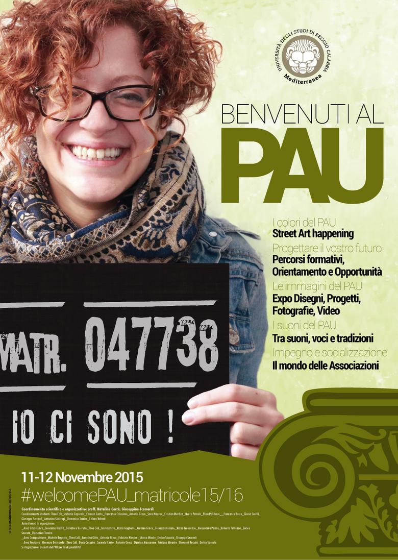 manifesto matricole PAU