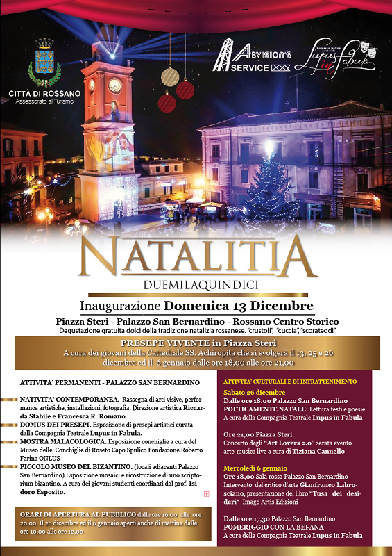 PROGRAMMA NATALITIA