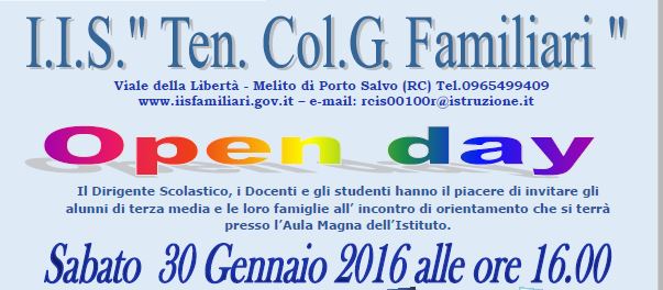 Open day Melito