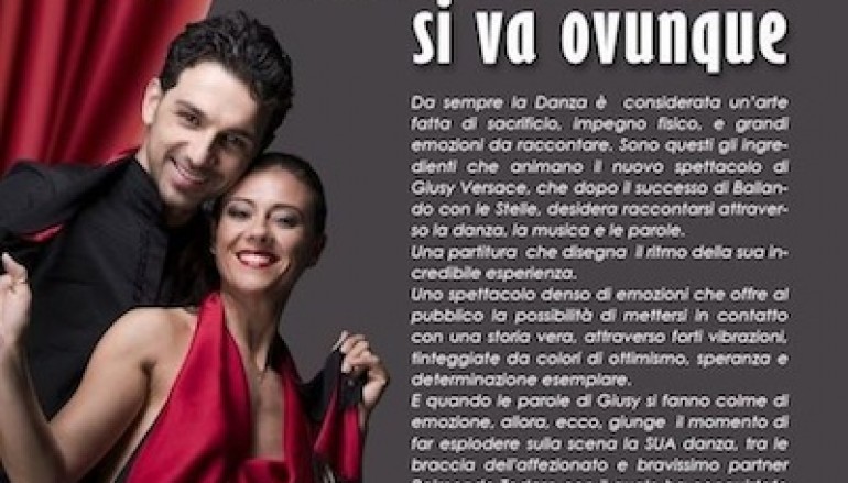 Giusy Versace e Raimondo Todaro ballano a Vigevano