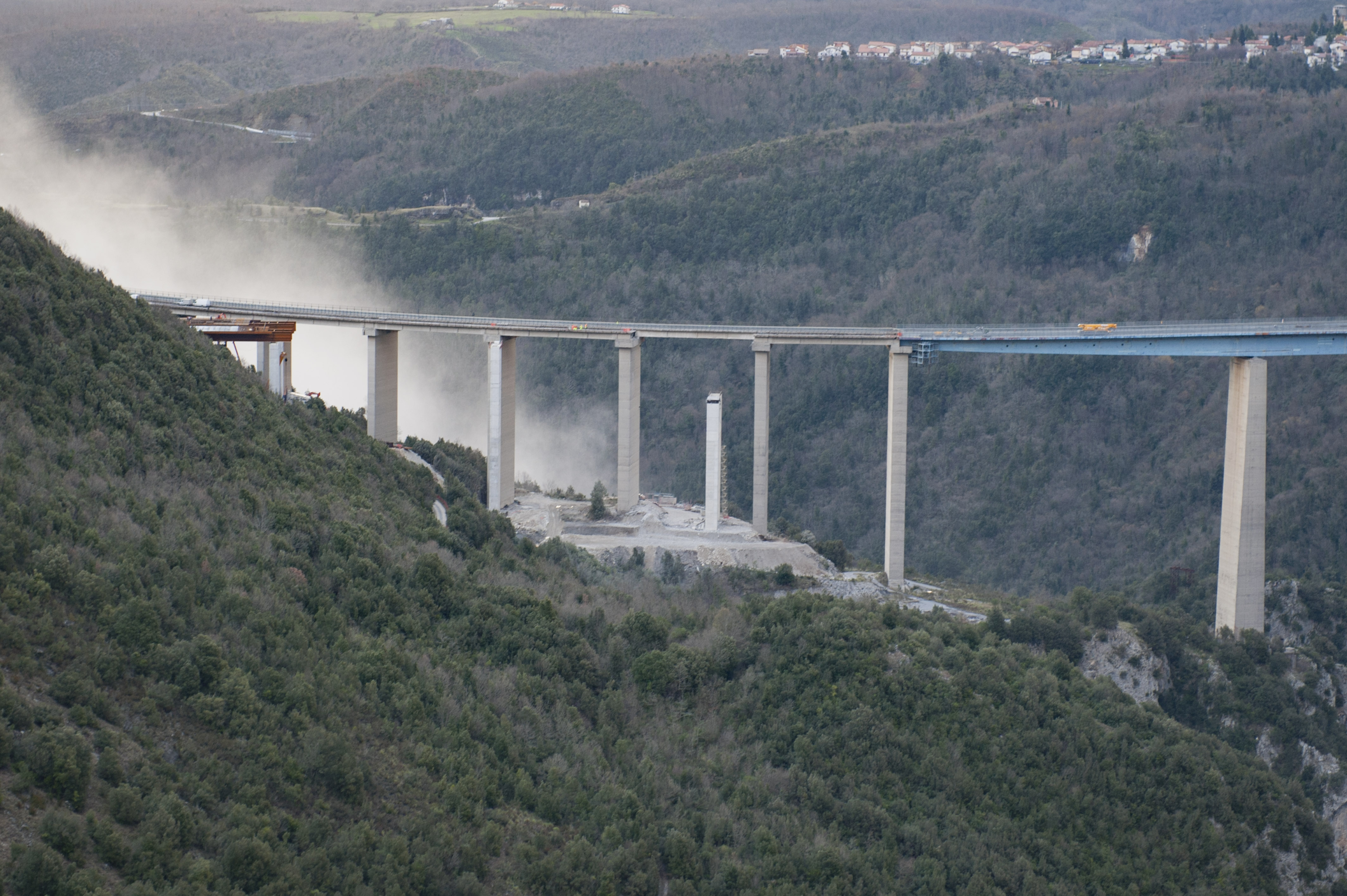 viadotto Italia dopo demolizione