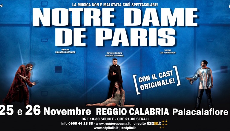 A Reggio “Notre dame de Paris”, al via prevendita biglietti