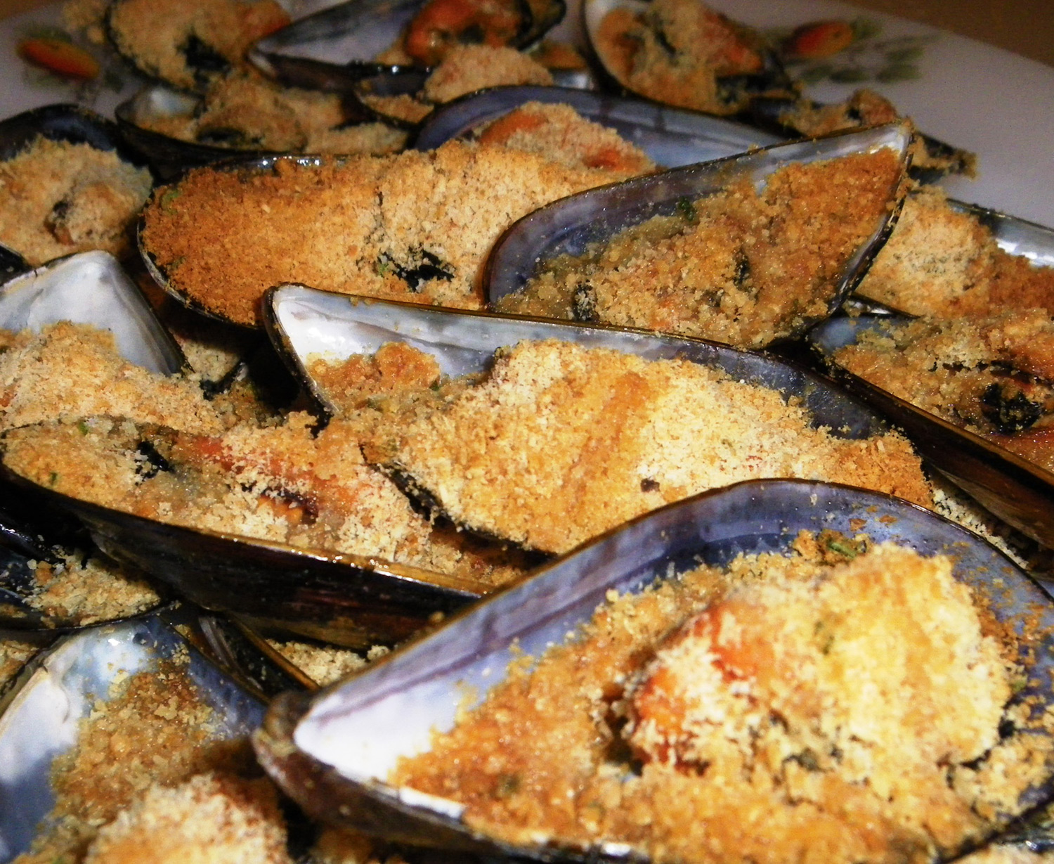 cozze gratinate